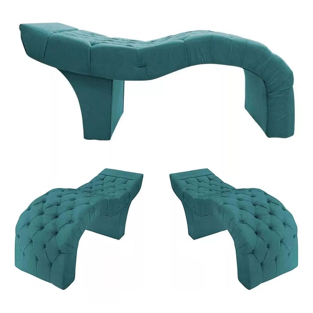 Maca Estetica Turquesa Profissional Premium Suede - Santo Box FR