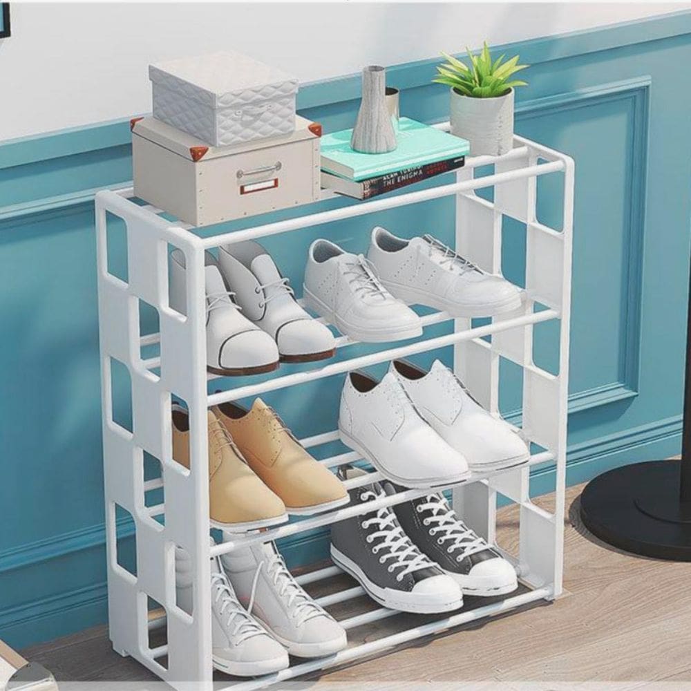 Organizador Empilhável Pequeno 4 Camadas Sapatos Ideal