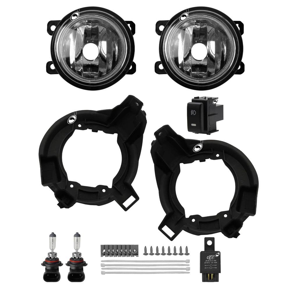 Kit Farol Milha Neblina Frontier 2013 até 2017 Botão Painel