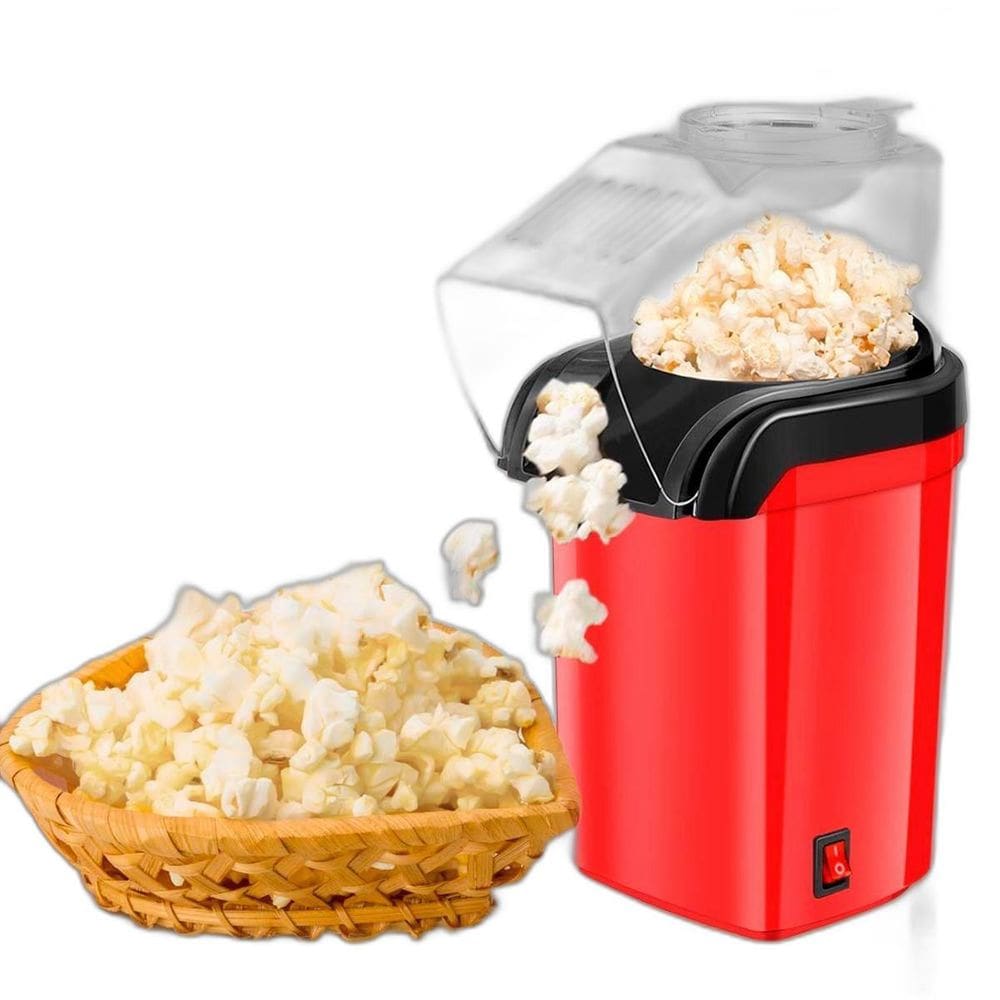Pipoqueira Elétrica Portátil Prepara Pipoca Saudável E