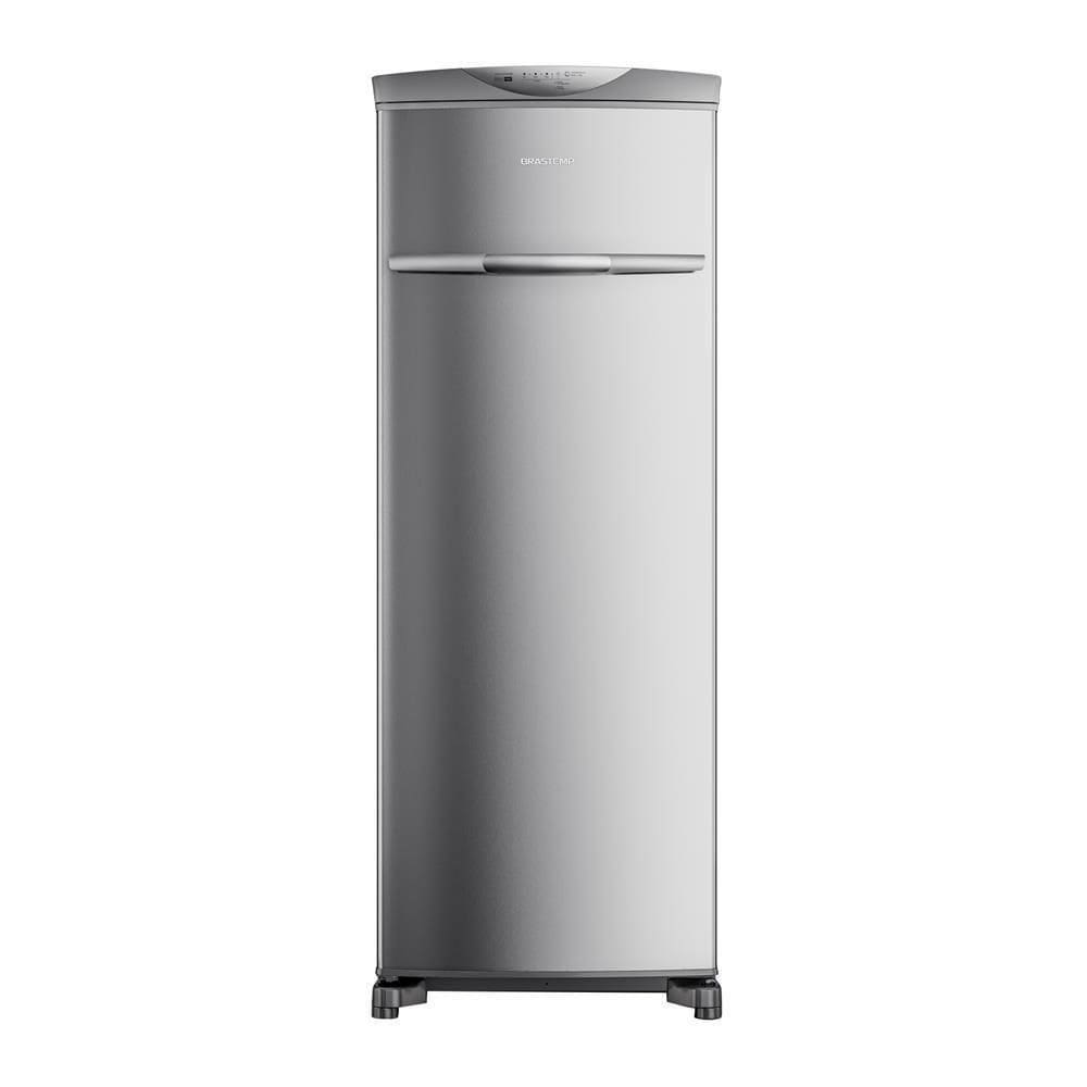 Freezer 1 Porta 228L Inox Frost Free Brastemp BVR28MK Vertical Inox 110V