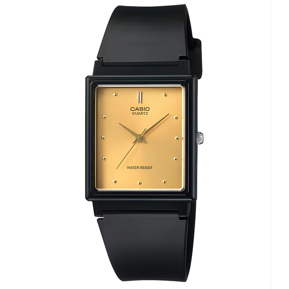 Relógio Casio Feminino Collection Preto Dourado Mq-38-9Adf