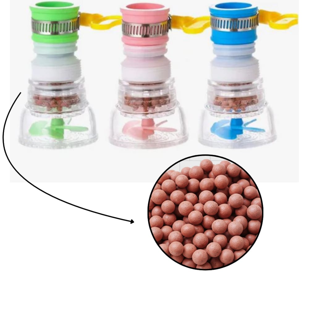 Chuveirinho bico retrátil giratório 360º filtro de água arejador torneira  economia água