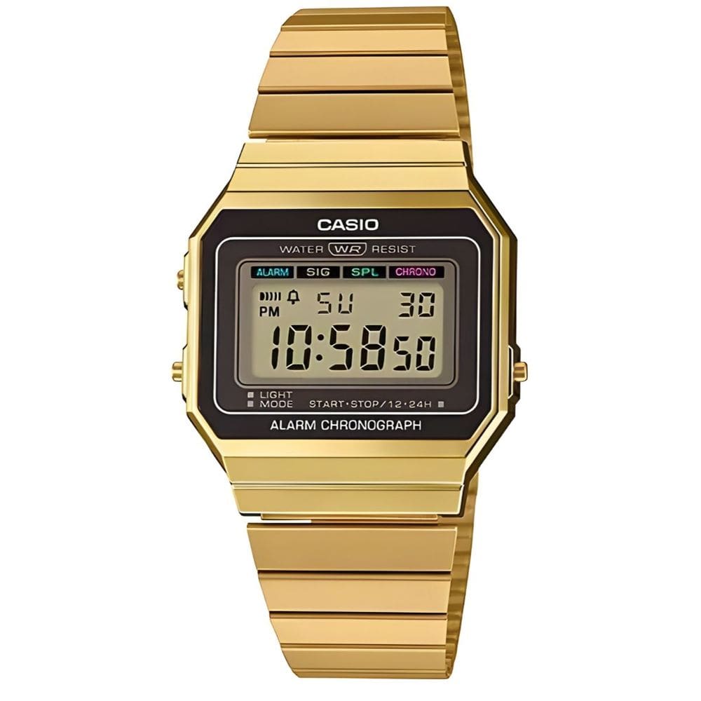Relógio Casio Feminino Dourado Vintage A700wg-9Adf