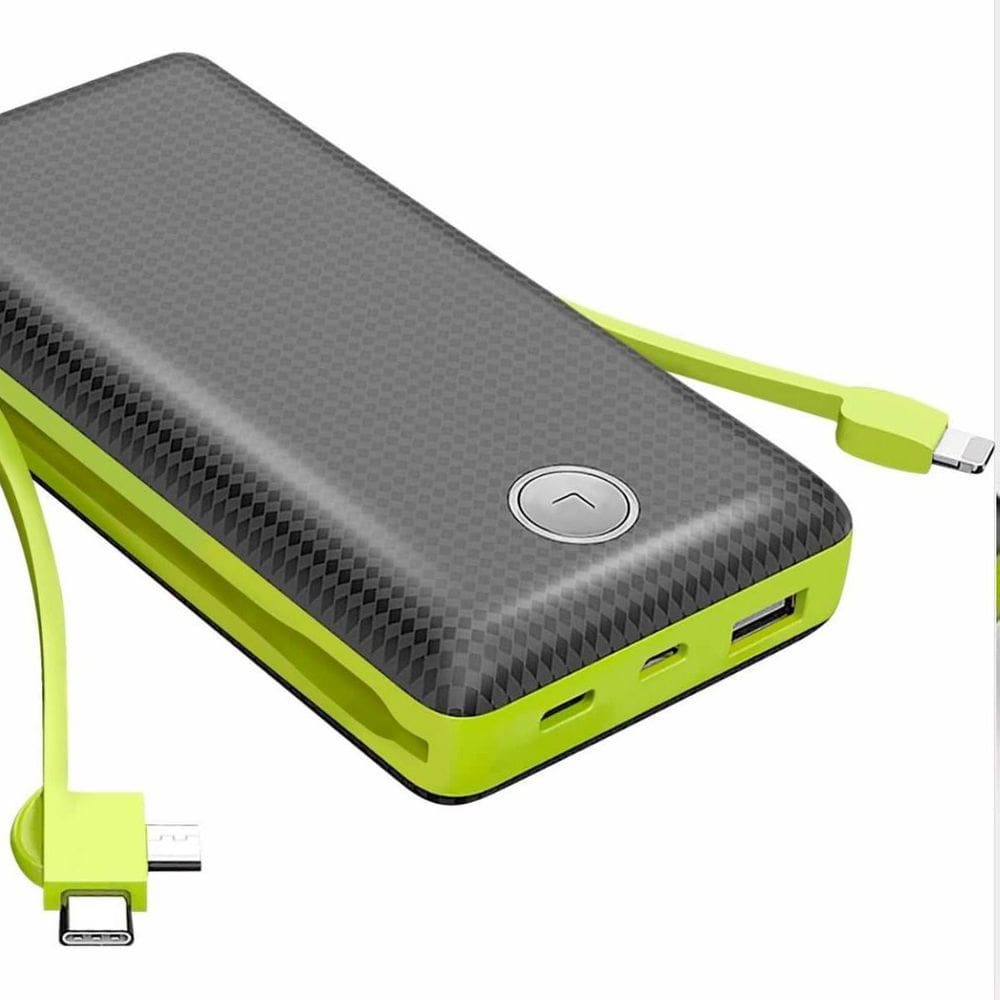 Power Bank 20000Mah Rápido Carregador Universal E Portátil