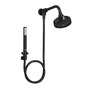 Kit Chuveiro Deca C/Desviador Black Noir 1990.BLNO.STDKIT.N