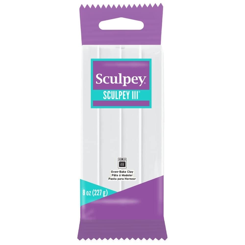 Argila de polímero Sculpey Sculpey III 227g branca