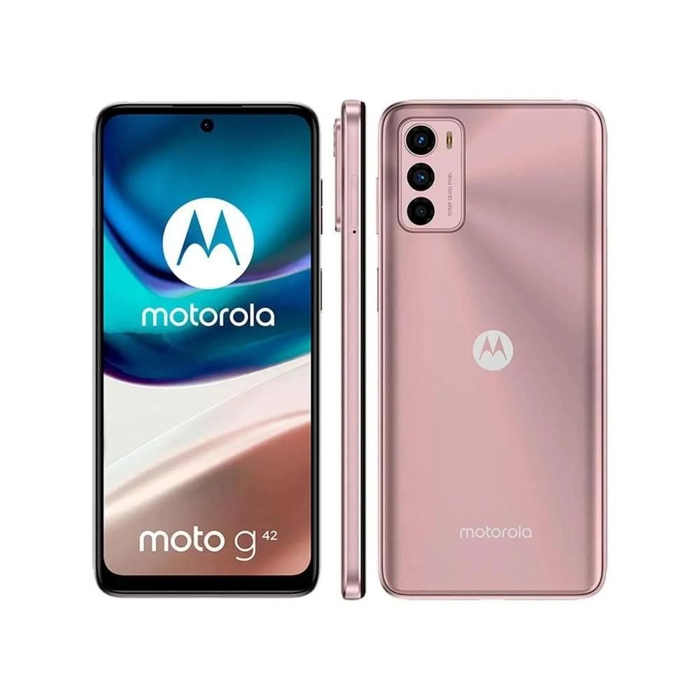 Usado: Motorola G42 128 GB Rose - Bom