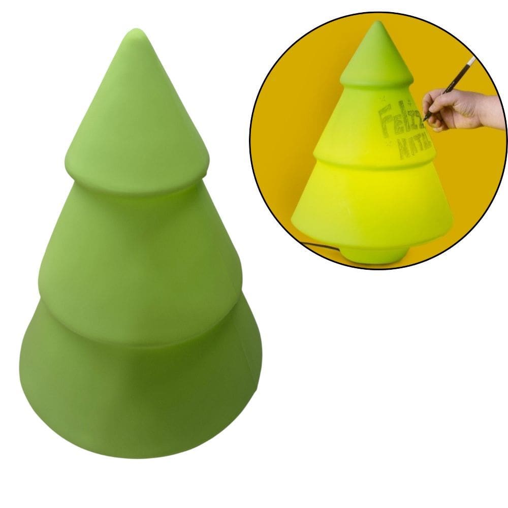 Luminária Mesa Árvore Natal Recados: Escreva e Ilumine!