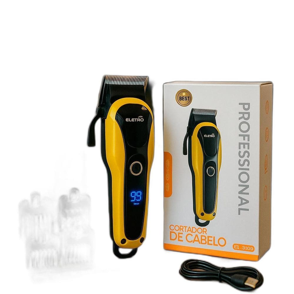 Cortador Para Cabelo Digital Leve E Sem Fio