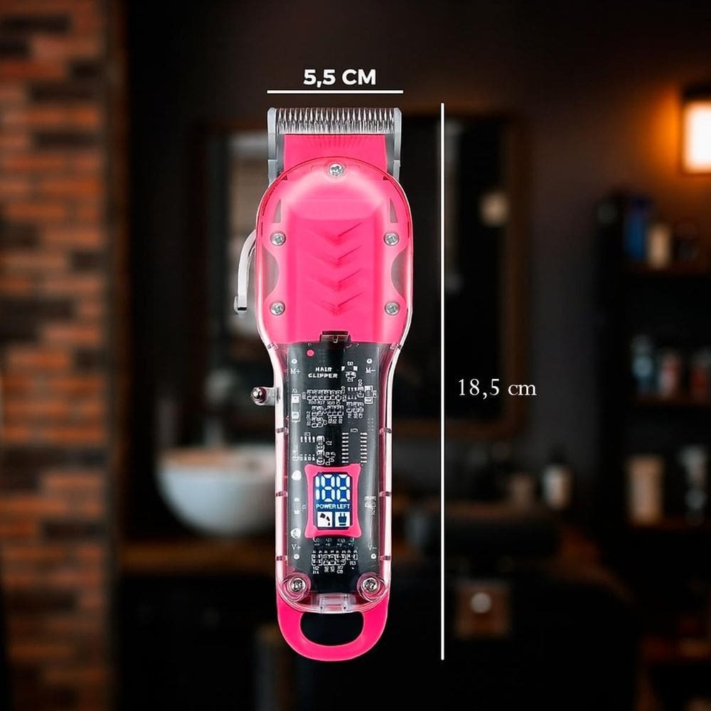 Máquina De Cabelo Transparente Bivolt