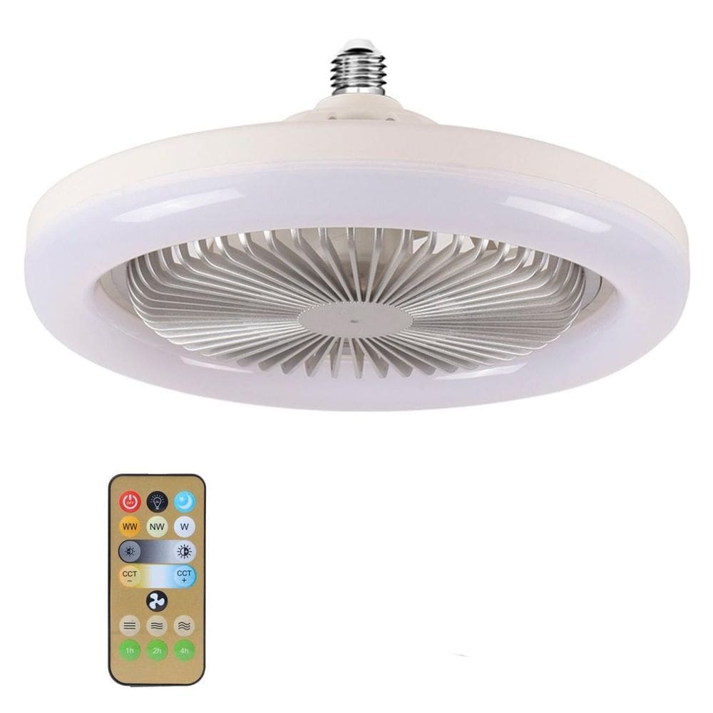 Ventilador De Teto Com Led E Controle Remoto Luz Ajustável