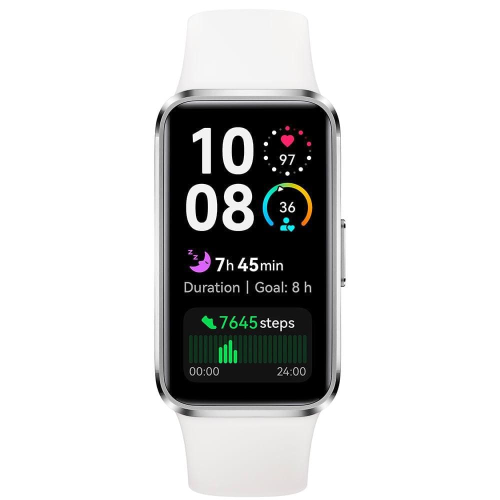Relógio Smartwatch Huawei Band 10 Branco em Liga de Alumínio, Análise do Sono e Assistente de Bem-estar Emocional