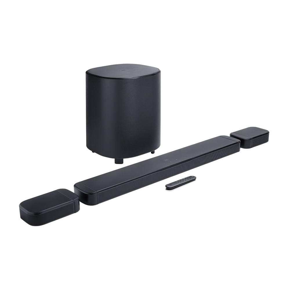 Soundbar JBL Bar 800 com 7.1 Canais Wireless com 390W RMS, Tecnologia PureVoice e Alto-falantes Surround Removíveis