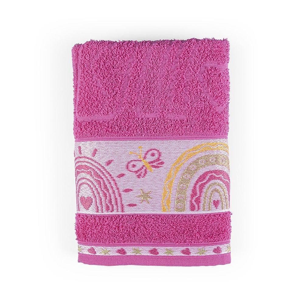 Toalha De Banho Kids Minimi Avulsa 01 Peça 100% Algodão - Rainbow
