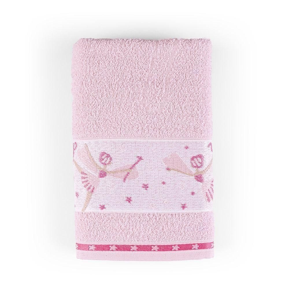 Toalha De Banho Kids Minimi Avulsa 01 Peça 100% Algodão - Bailarina