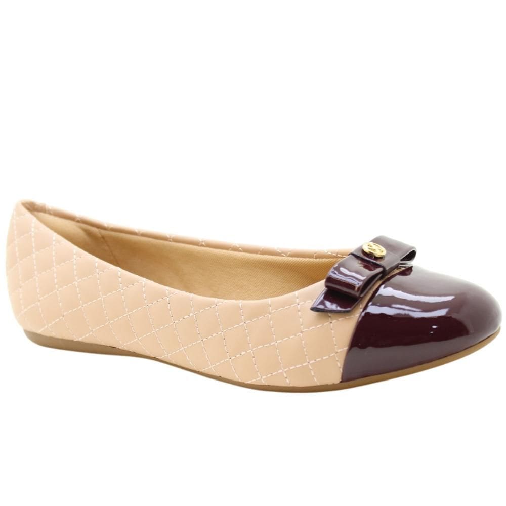 Sapatilha Sua Cia Bico Redondo Verniz Feminina