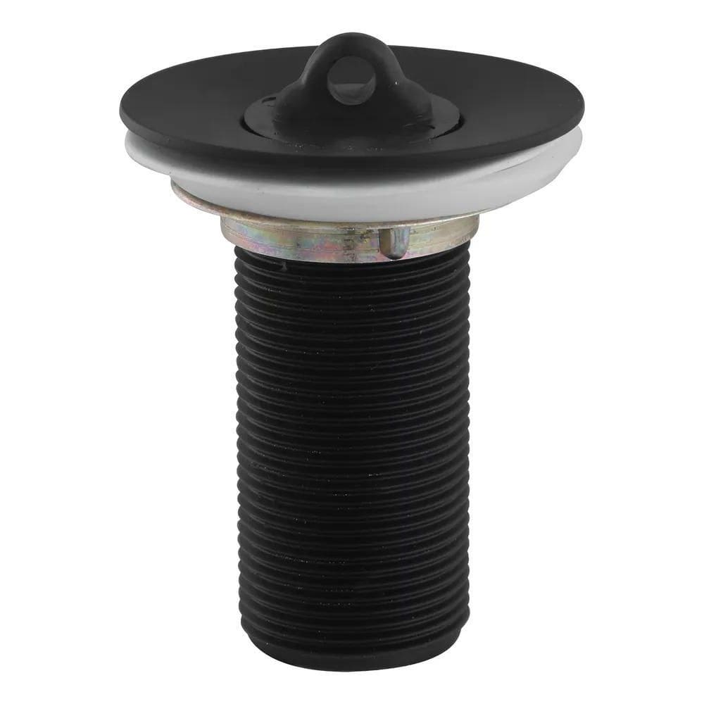 Válvula Ralo De Pia Lavatório Banheiro Metal 7/8 Cor Preto