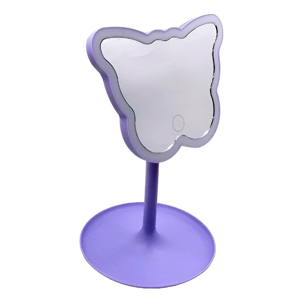 Espelho De Mesa Para Maquiagem Formato Borboleta Decorativo