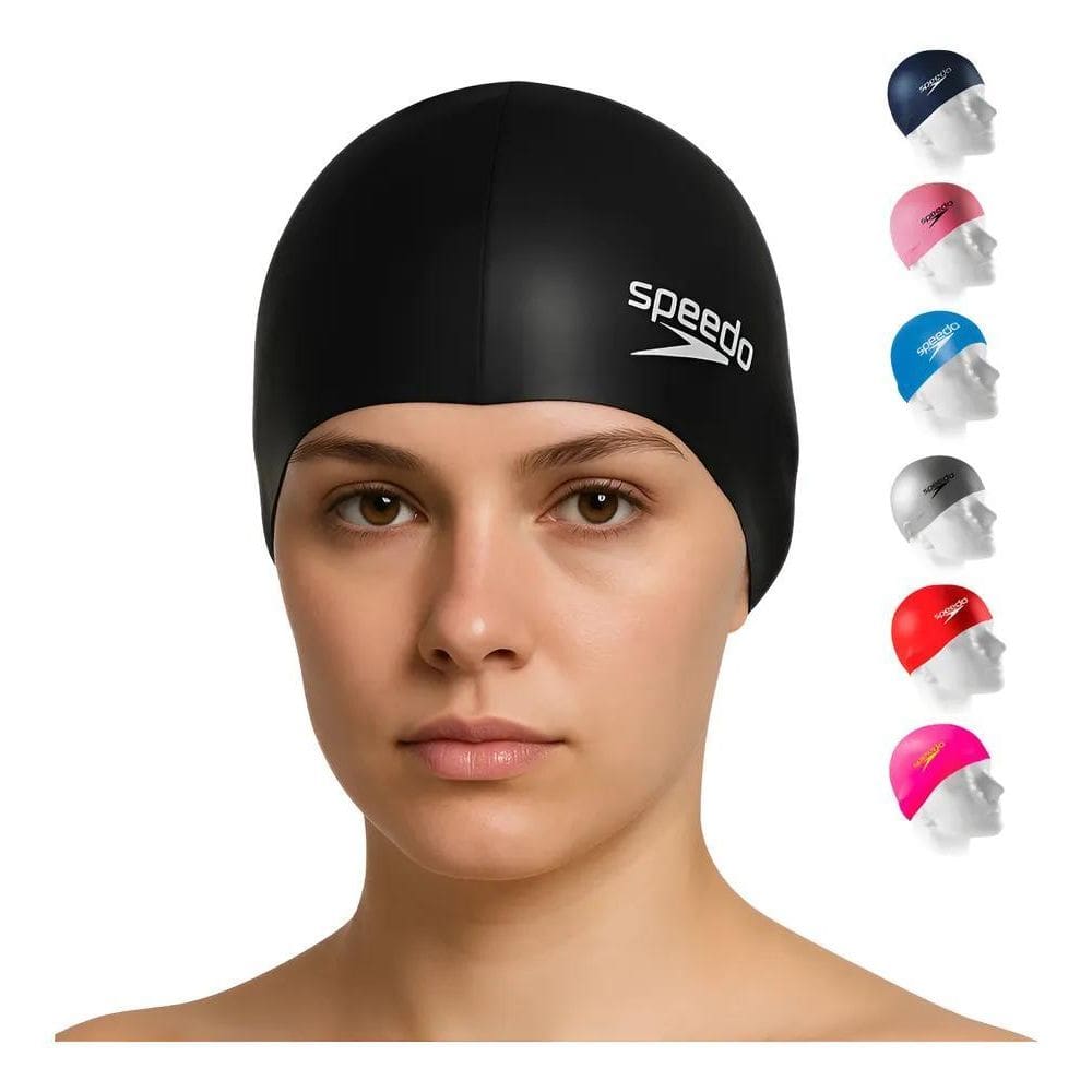 Touca De Natação Speedo Silicone Imp Rosa-Chiclete Lisa