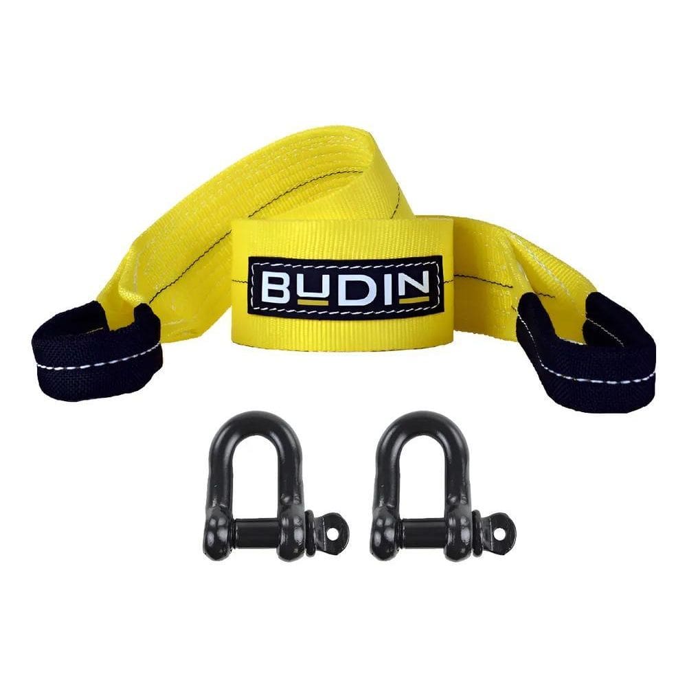 Cinta De Reboque Budin - 10 Toneladas X 4M Com 2 Manilhas De