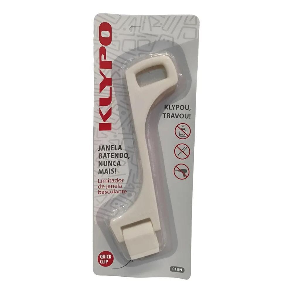 Trava Limitador Da Abertura De Janela Bascu Branco