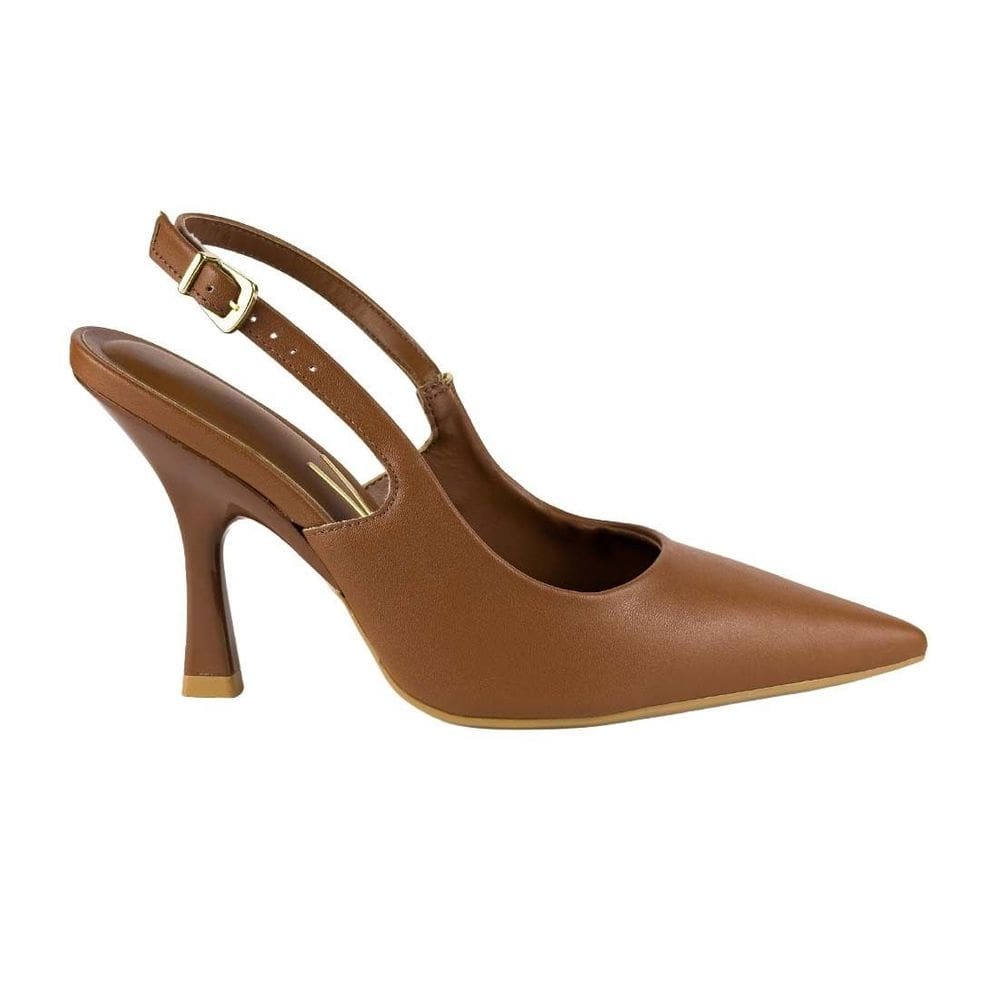 Sapato Scarpin Vizzano Slingback Salto Alto Fino