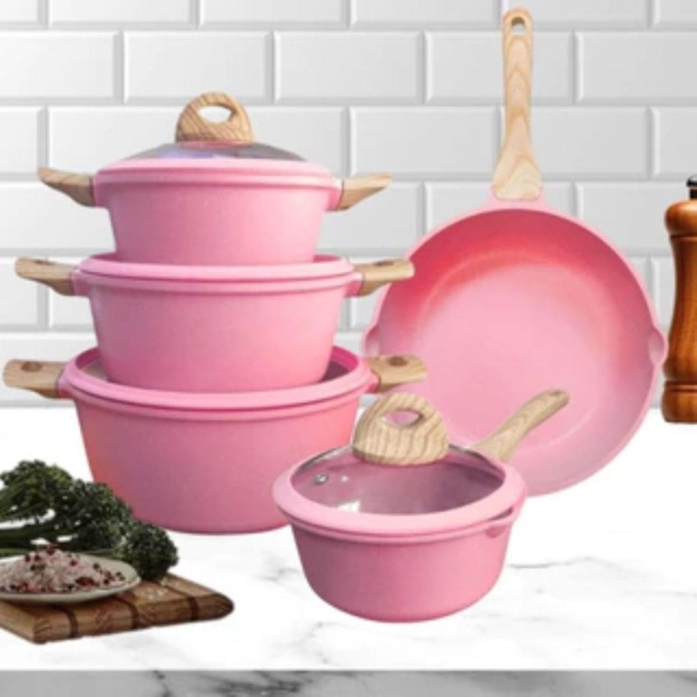 Panelas Modernas E Duráveis Com Cor Rosa