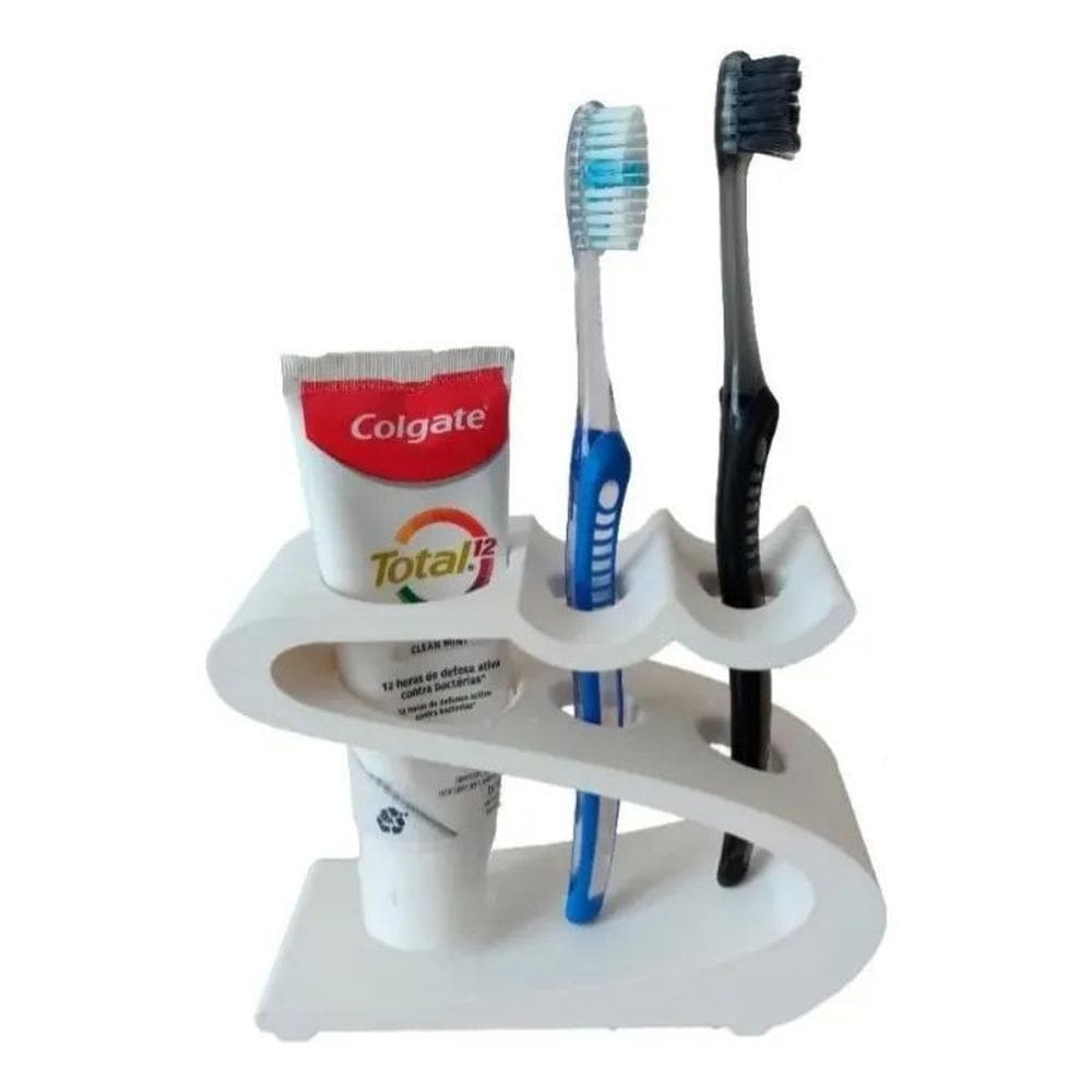 3X Suporte De Creme Dental E Escova De Dentes S