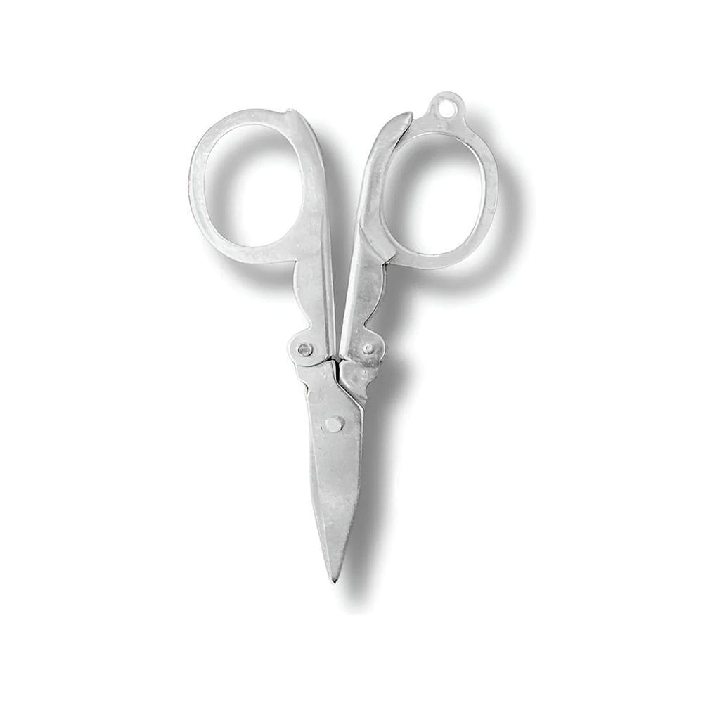 Mini Tesoura Dobrável Aço Inox Portátil Corte Chaveiro