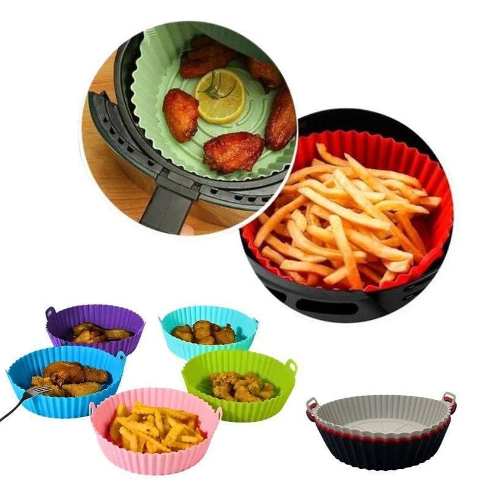 Forma De Silicone Para Air Fryer Fritadeira Elétrica