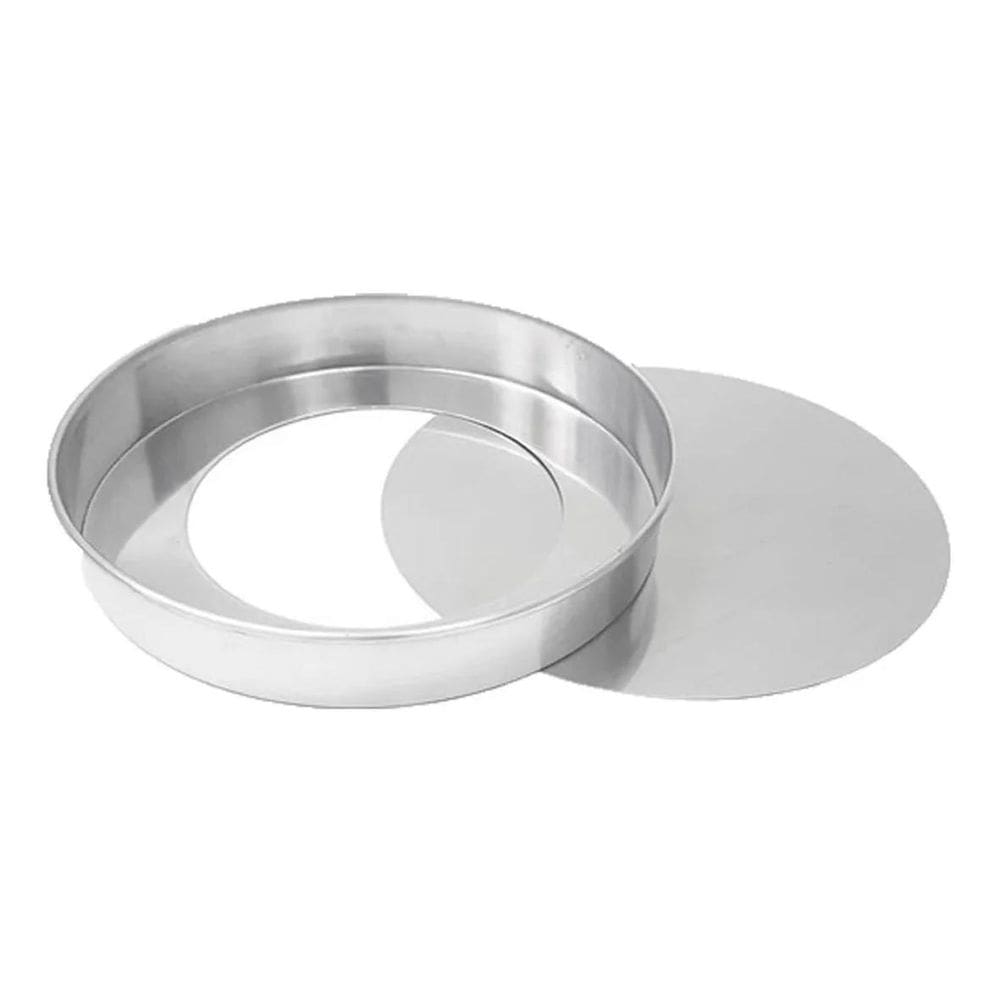 10X Forma Redonda Fundo Removível 20X5 Cm Assadeira B