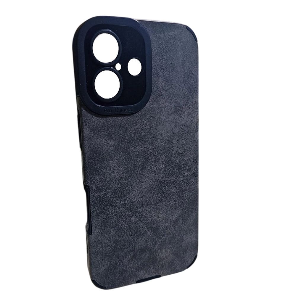 Capinha Luxo Couro Camurça Luxury Para Ipphone 17 / Ipphone 17 Pro / Ipphone 17 Pro Max / Ipphone Air