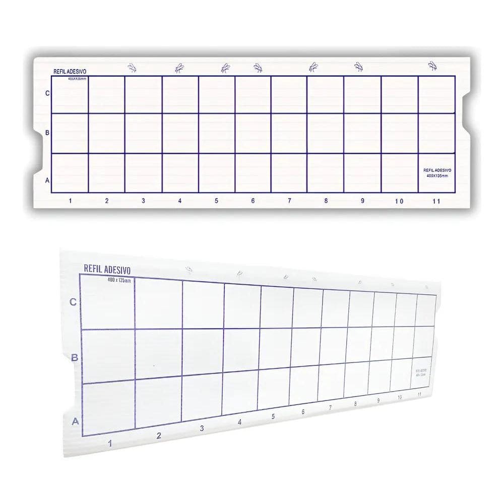 3X 10 Refil 400X135Mm - Armadilha Luminosa Mata Mosca Mosqui