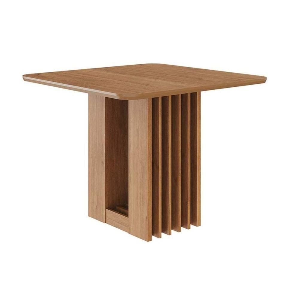 Mesa P- Cozinha Ariela C- Tampo Madeirado 95x95cm Cinamomo - Cimol