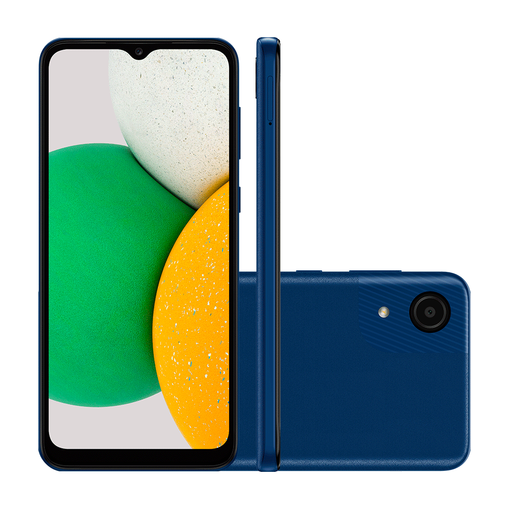 Smartphone Samsung Galaxy A03 Core 32GB 4G DUAL CHIP 2GB RAM 6,5” Câm. 8MP+Selfie 5MP