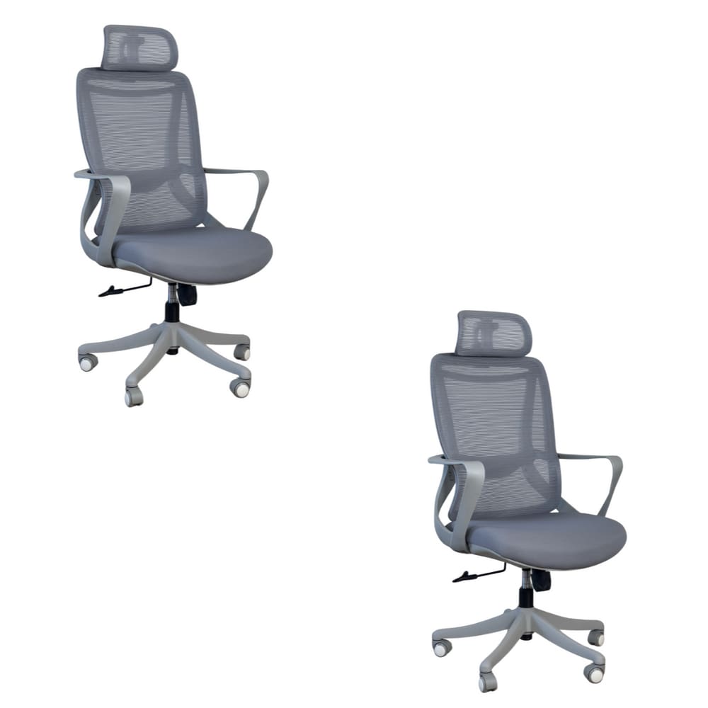 Kit 2 Cadeiras de Escritório Oficial Milão Apoio