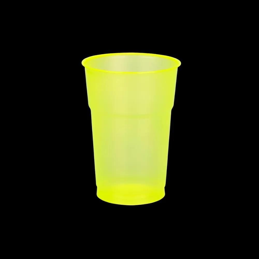 100 Copos Descartável Neon Festa Balada 300Ml Amare