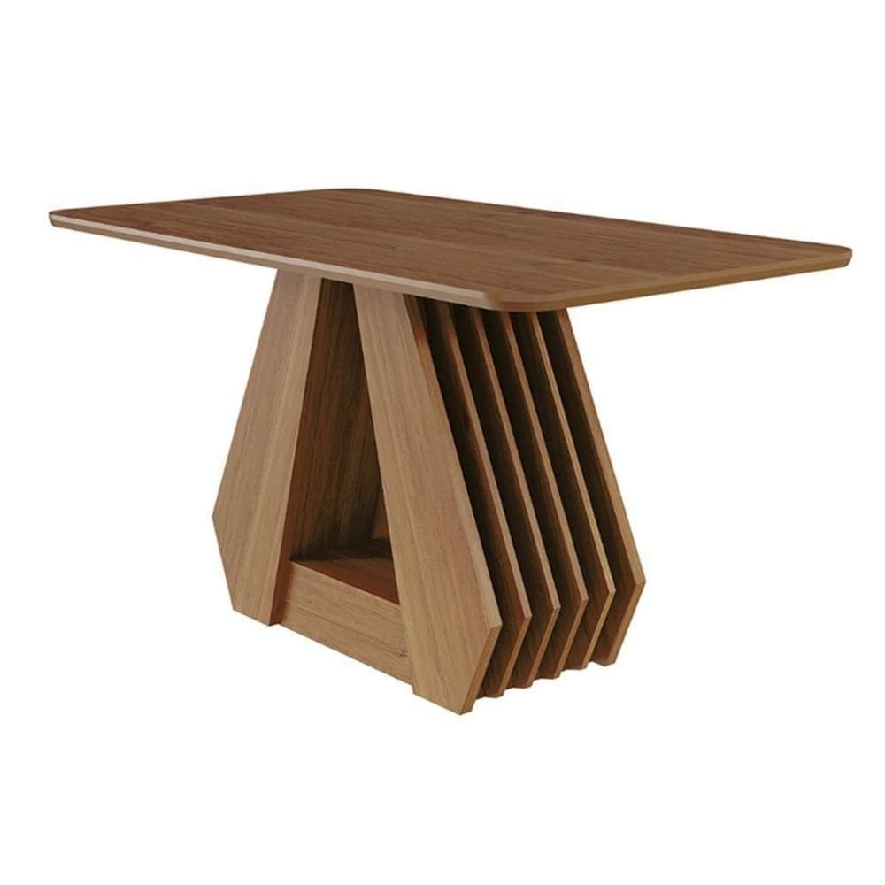 Mesa P- Cozinha Agata C- Tampo Madeirado 130x80cm Cinamomo - Cimol