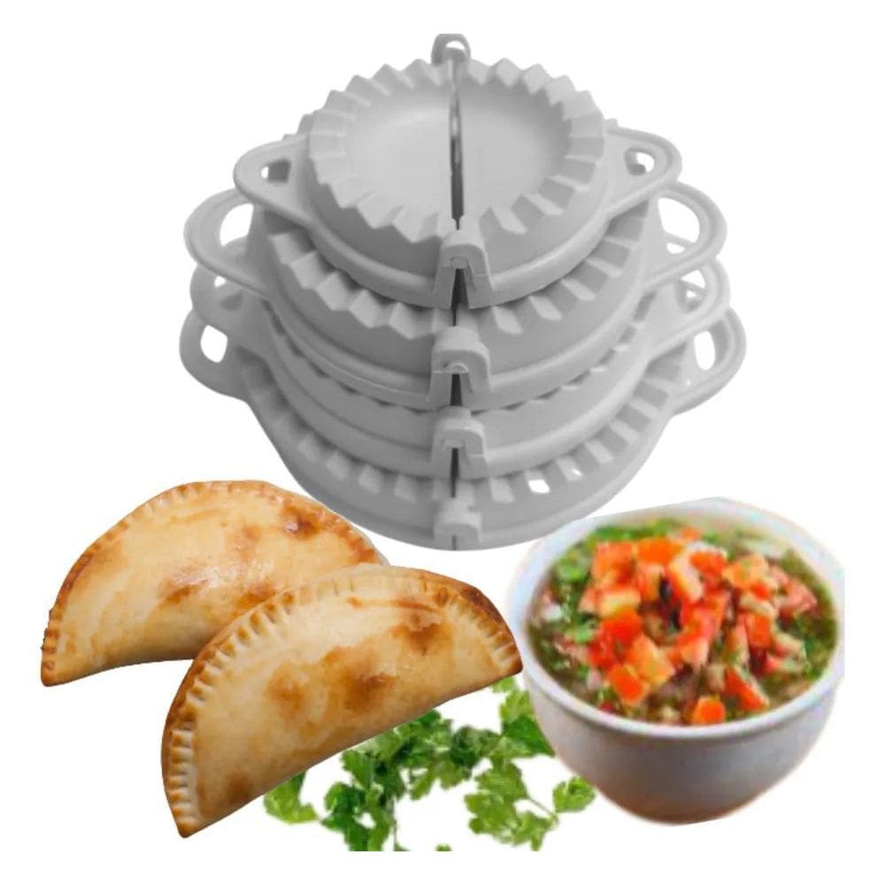 2X Forma Pastel Risoli Salgados Modelador Massas 4 Formas Ma