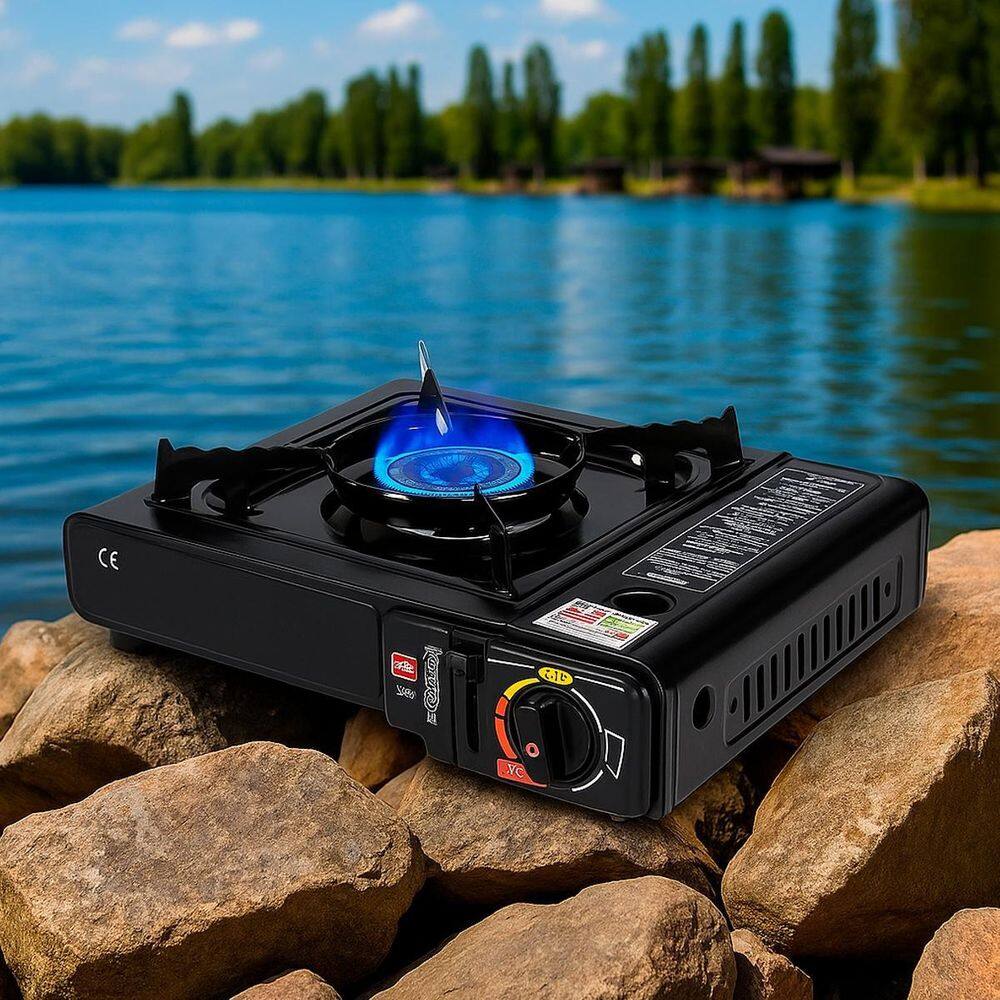 Mini Fogão Portátil Ideal Para Viagem E Lanches