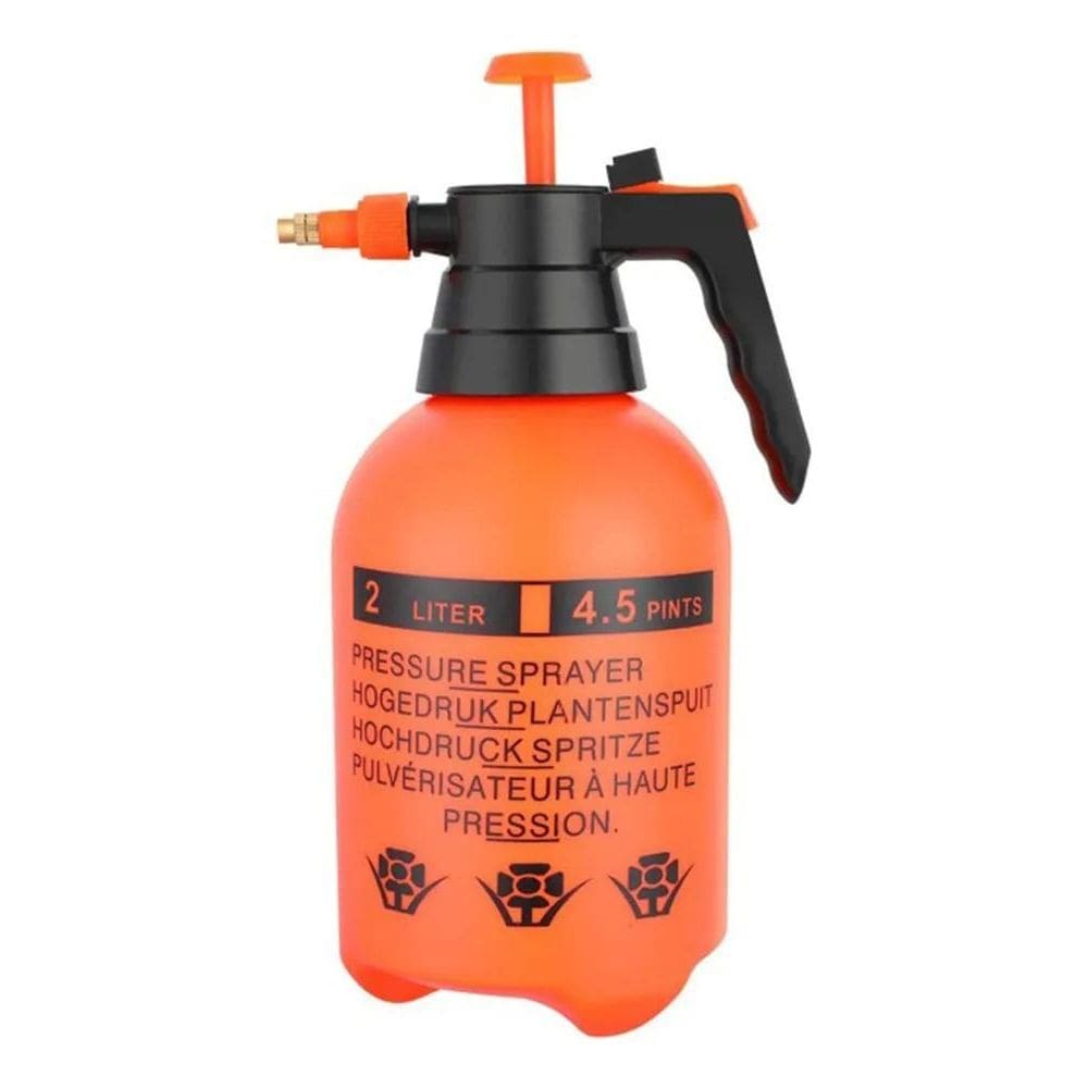 3X Bomba Manual, Pulverizador, Fumigador, 2L, Cor Laranja Cl