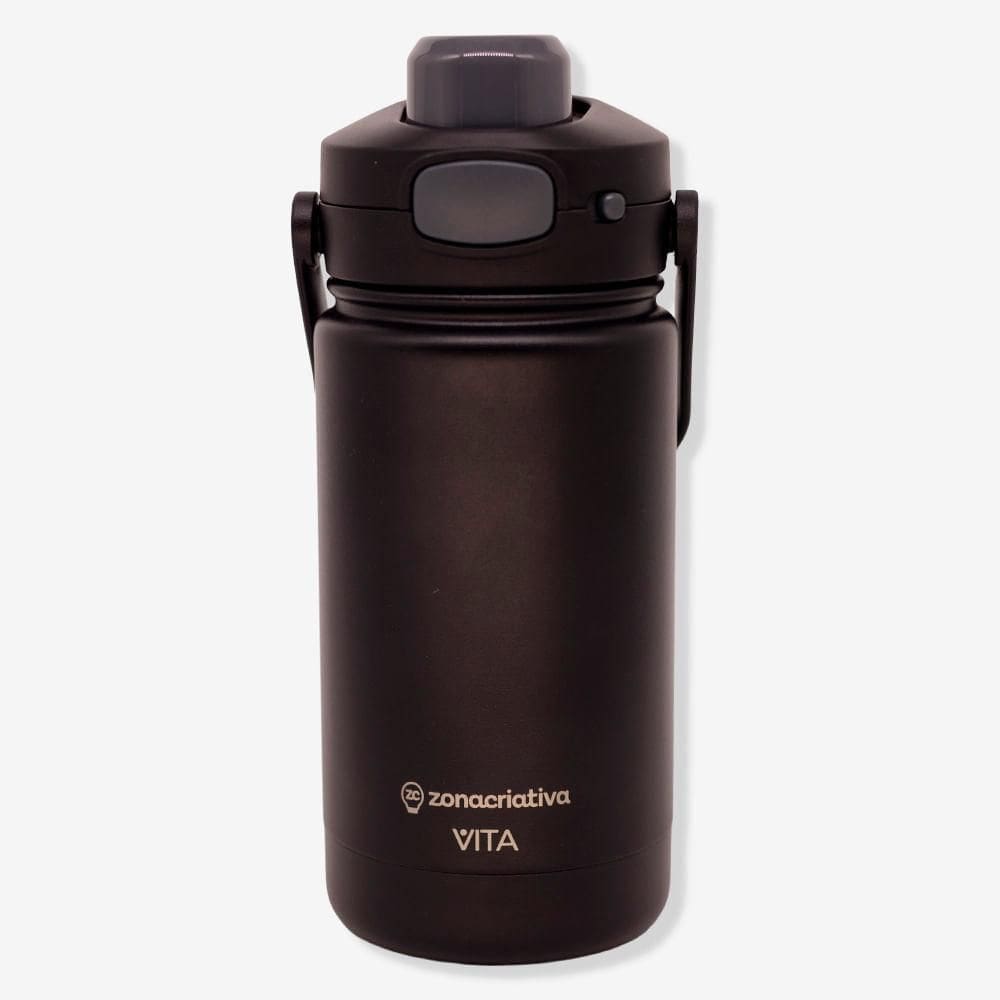 Garrafa Térmica Mini Vita 350Ml Nanquim - Zonacriativa