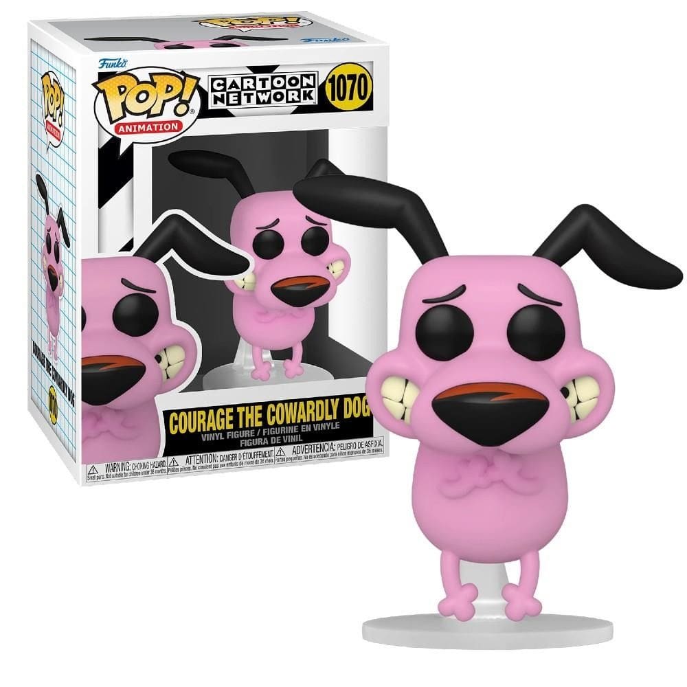 Funko Pop Coragem 1070 O Cão Covarde Courage Cartoon Network