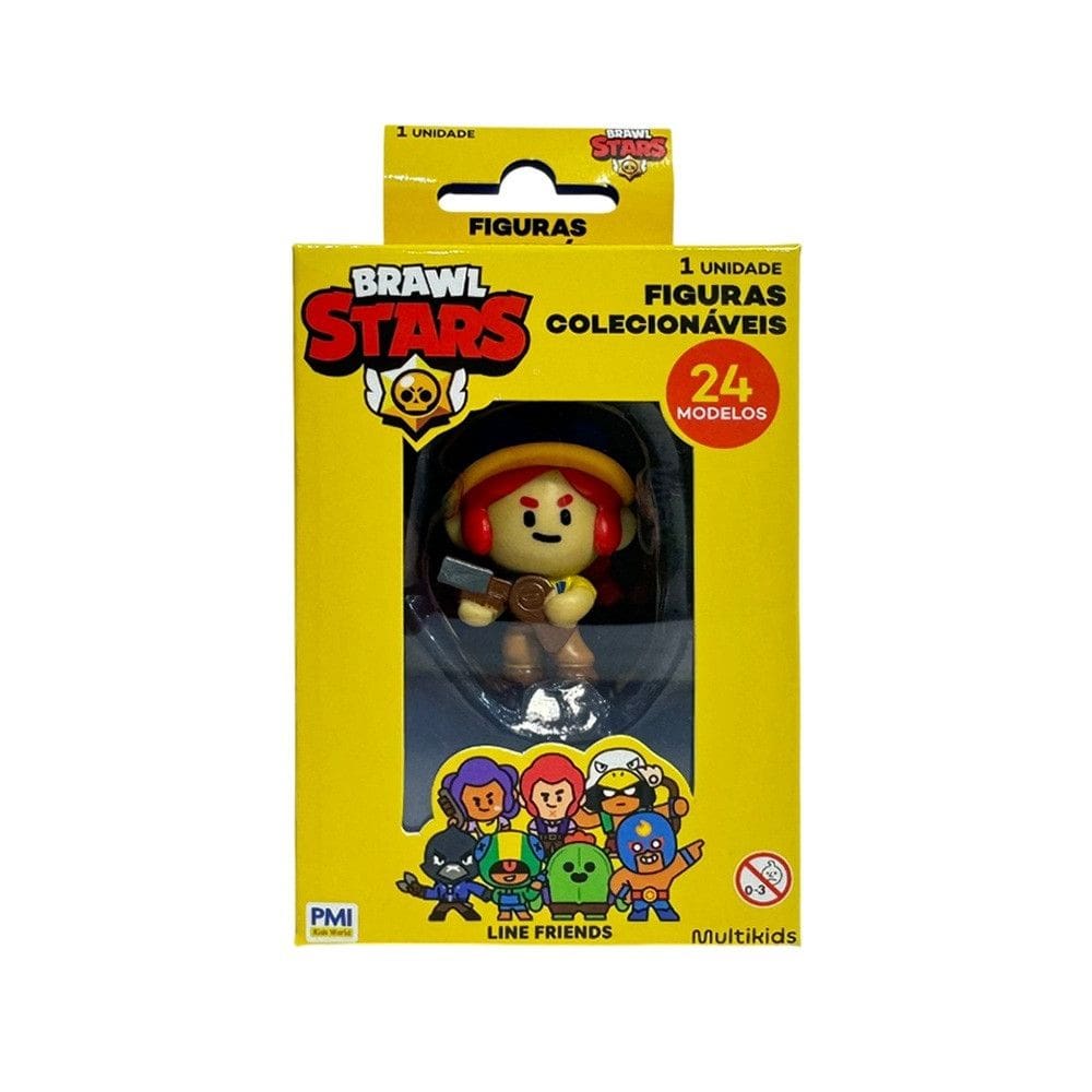Boneco do Brawl Stars Figuras Colecionáveis Aleatórias Multikids - BR2364