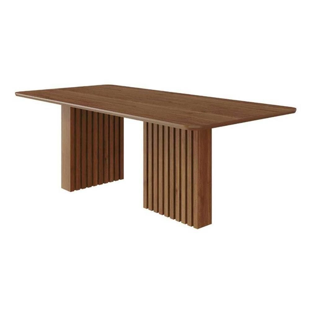 Mesa P- Cozinha Ester C- Tampo Madeirado 210x100cm Cinamomo - Cimol