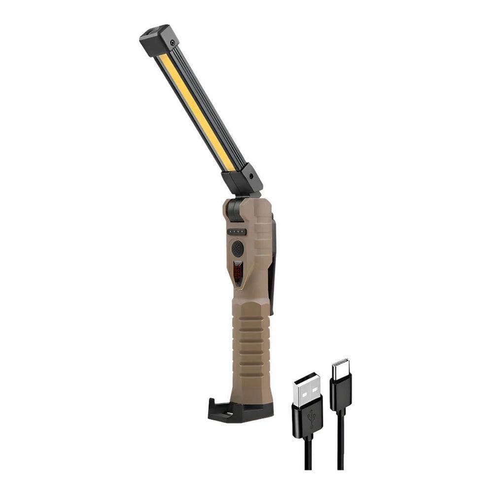 Lanterna Portátil Usb Recarregável Magnético Com Imã Led