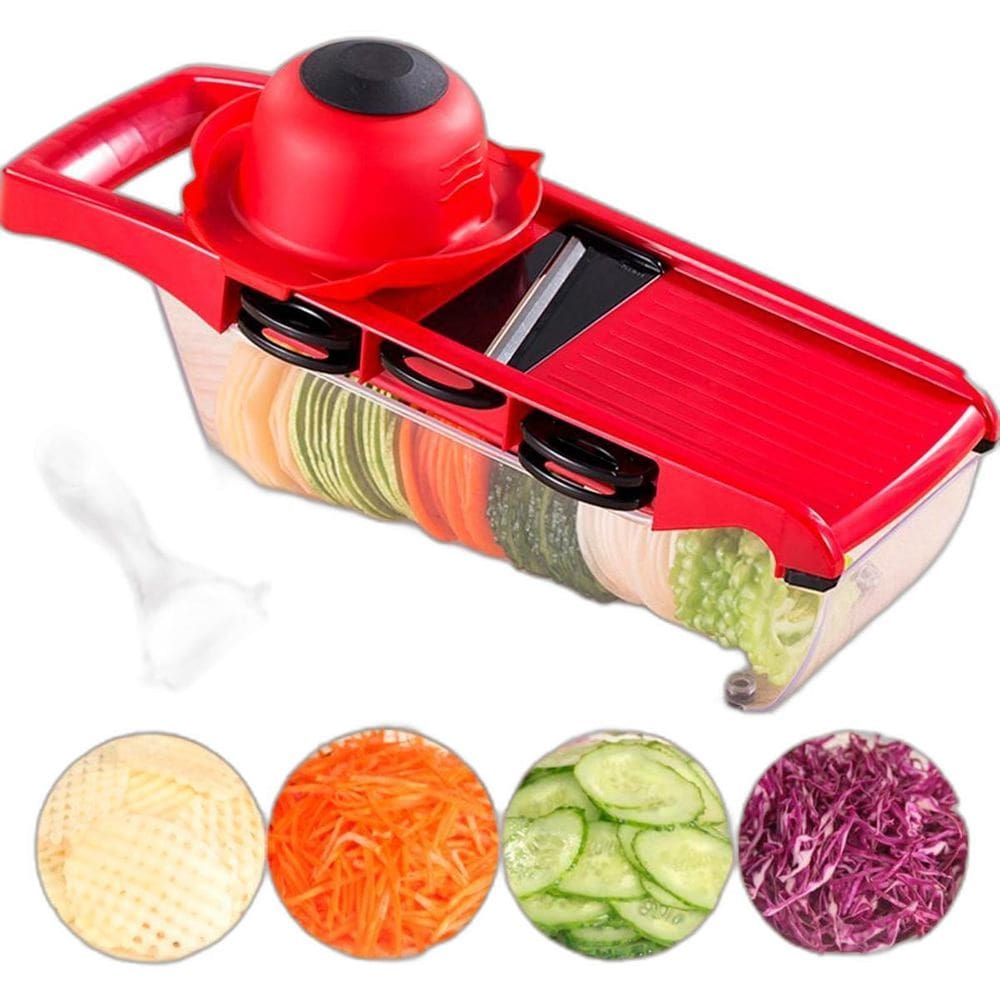 Mandolina Multifuncional Fatiar E Ralar Verduras E Legumes