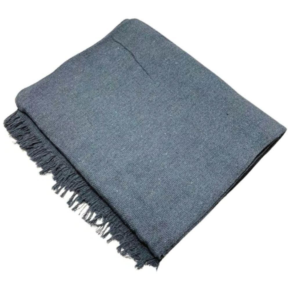 Manta Para Sofá 2 E 3 Lugares Super King Luxo Gigante 3,00x1,80 Cobertor Capa De Sofa E Cama Grande Cinza Escuro