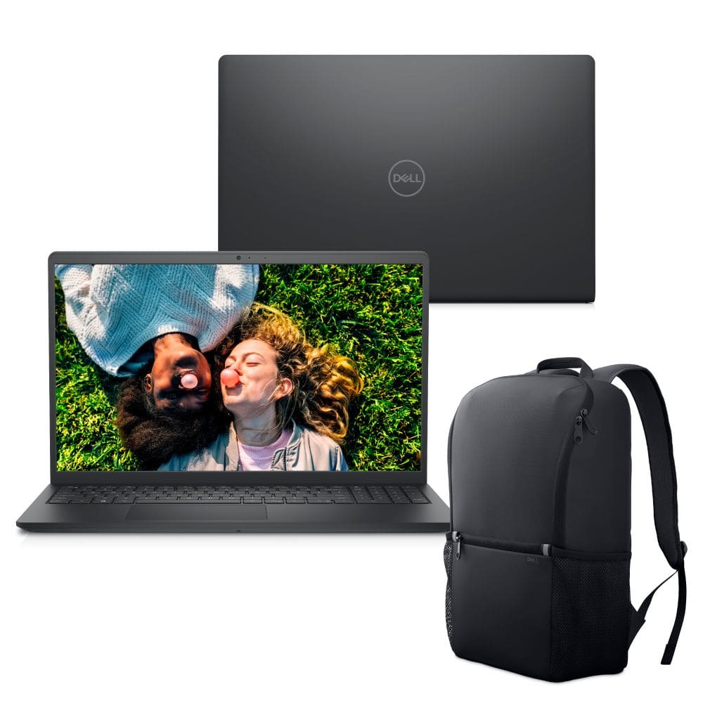 Notebook Dell Inspiron I15-I1300-M70PB 15.6” Full HD 13ª Gen Intel Core i7 16GB 512GB SSD Win 11 Preto Carbono + Mochila